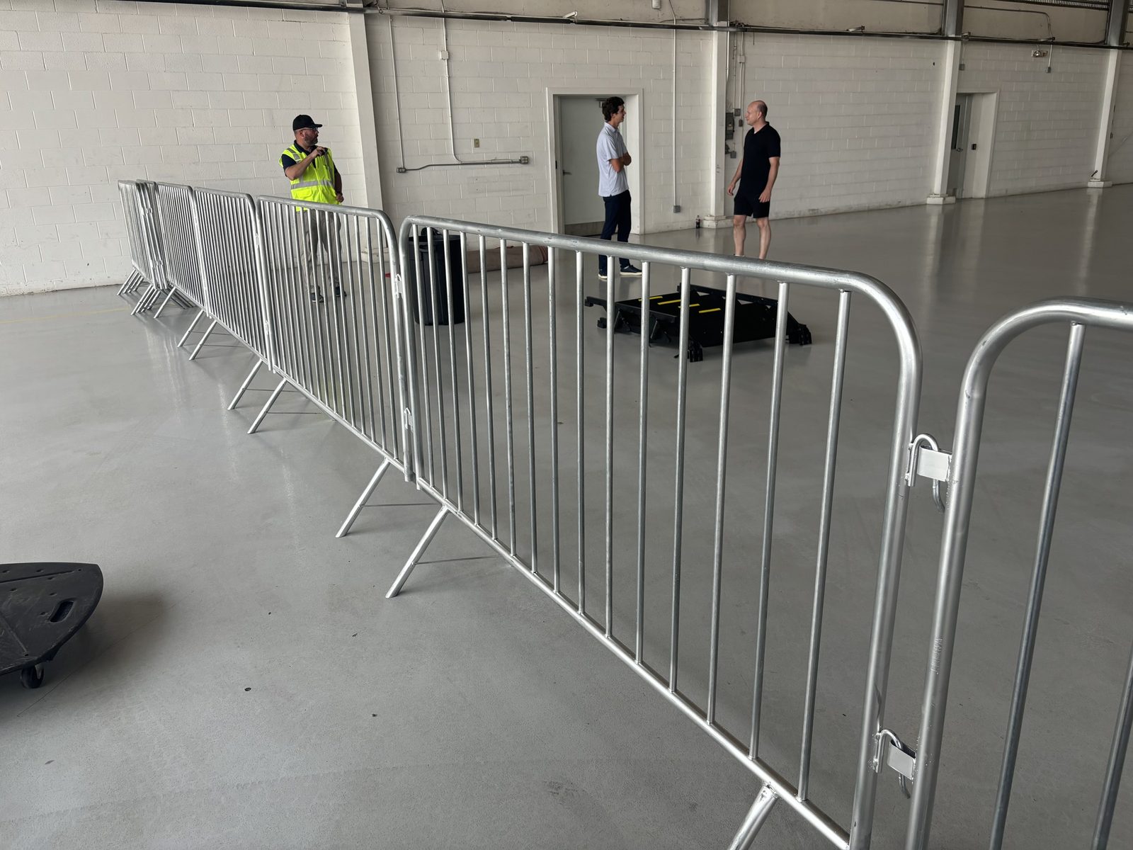 Crowd-control barricades