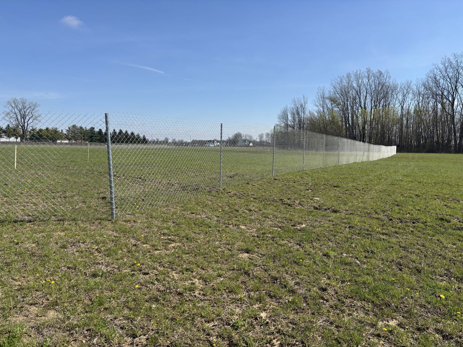 Post-driven chain link